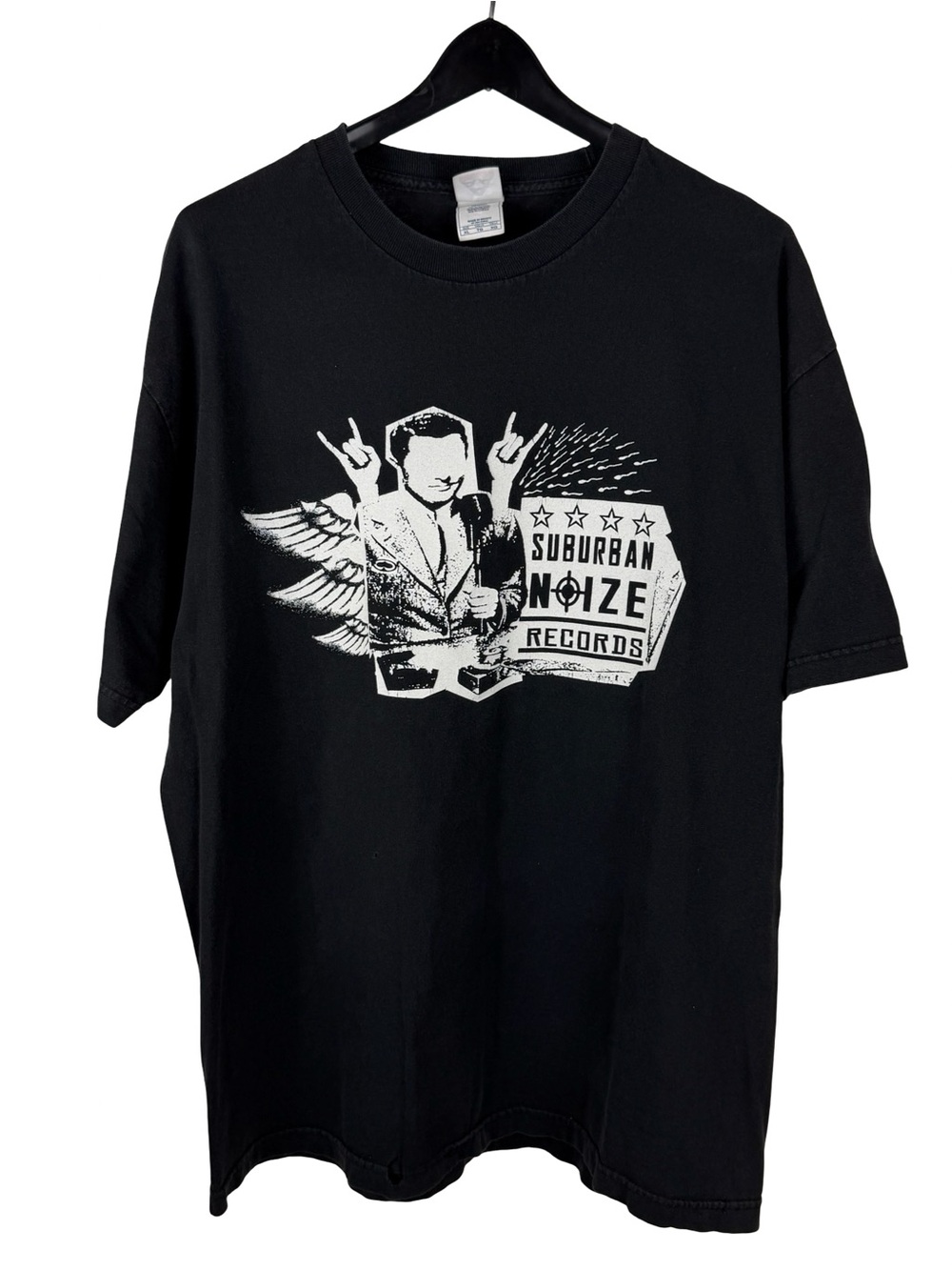 Vintage 2000s Suburban Noize Records Punk Band Rock Music Graphic Shirt XL